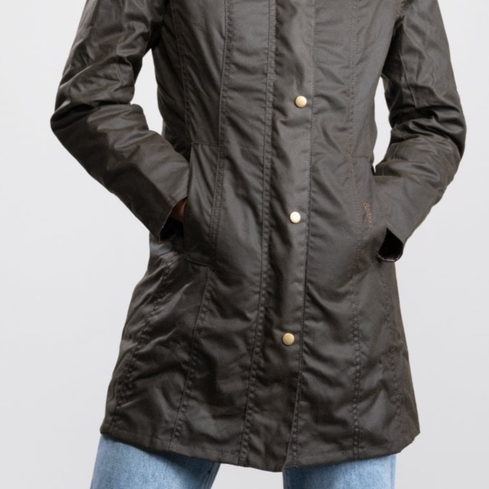 Barbour Belsay Wax Jacket Size 18 US - Picture 3 of 12